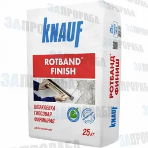 Шпаклевка гипсовая финишная Кнауф Ротбанд Финиш, 25 кг Шпаклевка гипсовая финишная Кнауф Ротбанд Финиш, 25 кг