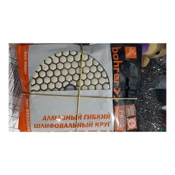 Круг Bohrer 100 мм P800 алмазный гибкий шлифовальный Круг Bohrer 100 мм P800 алмазный гибкий шлифовальный