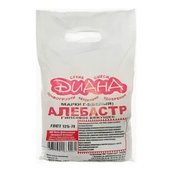 Штукатурка Алебастр Диана белый, 25 кг (50 шт/под) Штукатурка Алебастр Диана белый, 25 кг (50 шт/под)
