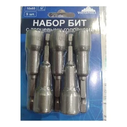 Бита с торцевыми головками 10*65 VertexTools Бита с торцевыми головками 10*65 VertexTools