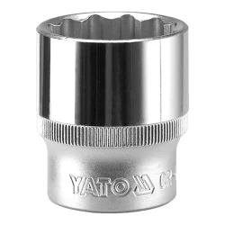 Головка торцевая корот. 12-гранная YATO CrV 1/2 9 мм (120/1) Головка торцевая корот. 12-гранная YATO CrV 1/2 9 мм (120/1)