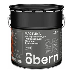 Мастика Оберн битумная универсальная, 14 кг Мастика Оберн битумная универсальная, 14 кг