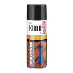 Герметик KUDO спрей от протечек и трещин черный, 520 мл Герметик KUDO спрей от протечек и трещин черный, 520 мл