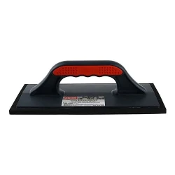 Терка DECOR 2К черная резина для финишных штукатурных работ, 280х140 мм (670-003)