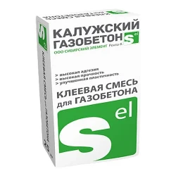 Клеевая смесь Калужский газобетон для газобетона, 25 кг (56 шт/под)