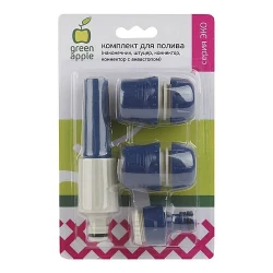 Комплект для полива Green Apple Eco наконечник штуцер коннекторы GAKP12-095 Комплект для полива Green Apple Eco наконечник штуцер коннекторы GAKP12-095