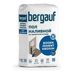 Наливной пол универсальный Бергауф Boden Zement Medium, 20 кг Наливной пол универсальный Бергауф Boden Zement Medium, 20 кг