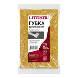 Губка Litokol целлюлозная для уборки эпоксидной затирки