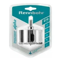 Коронка Rennbohr 35 мм по керамограниту с центрирующим сверлом (1/5шт)676235 Коронка Rennbohr 35 мм по керамограниту с центрирующим сверлом (1/5шт)676235