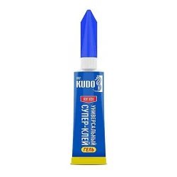 Суперклей KUDO гель универсальный, 3 г Суперклей KUDO гель универсальный, 3 г