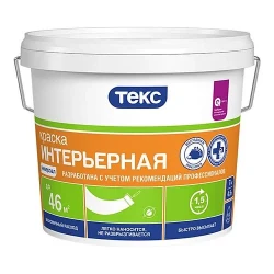 Краска В/Д Текс Универсал интерьерная, 7 кг Краска В/Д Текс Универсал интерьерная, 7 кг