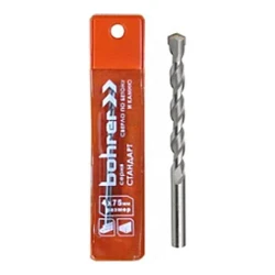 Сверло Bohrer Стандарт по бетону и камню 8х120 мм (500/100/5) Сверло Bohrer Стандарт по бетону и камню 8х120 мм (500/100/5)