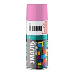 Краска KUDO аэрозольная розовая алкидная, 520 мл Краска KUDO аэрозольная розовая алкидная, 520 мл