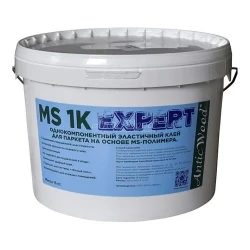 Клей Эксперт паркетный однокомпонентный эластичный MS 1K, 12 кг Клей Эксперт паркетный однокомпонентный эластичный MS 1K, 12 кг