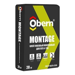 Клей Оберн Монтаж для ПГП, 20 кг
