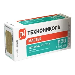 Утеплитель Технониколь Технофас Коттедж, 1200х600х100 мм 2,16 м2 Утеплитель Технониколь Технофас Коттедж, 1200х600х100 мм 2,16 м2